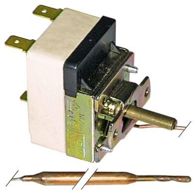 Termostat T.maks. 90°C 1-polet 1CO 16A Føler ø 6mm Føler L 94mm Kapillærrør 1600mm Pakdås