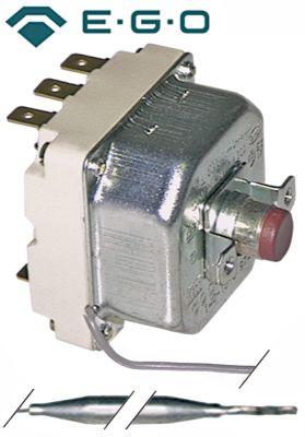 Sikkerhedstermostat Frakoblingstemp. 250°C 3-polet 20A Føler ø 6mm Føler L 239mm Kapillærrør