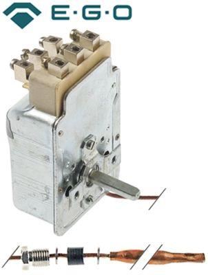 Termostat T.maks. 110°C 3-polet 15A Føler ø 65mm Føler L 220mm Kapillærrør 1200mm Pakdåse