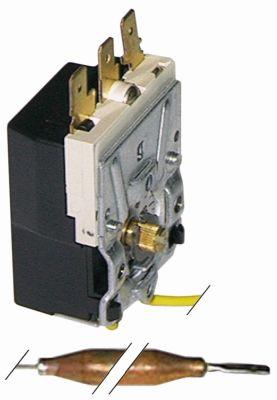 Termostat T.maks. 95°C 1-polet 1CO 16A Føler ø 8mm Føler L 135mm Kapillærrør 880mm Pakdås