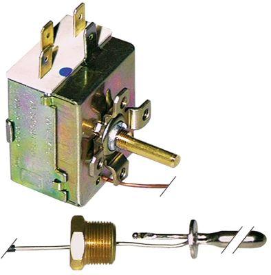 Termostat T.maks. 87°C 1-polet 1CO 15A Føler ø 65mm Føler L 95mm Kapillærrør 1000mm