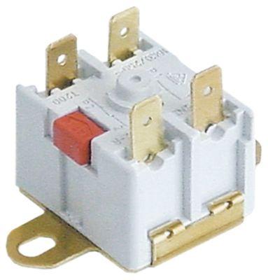 Sikkerheds-kontakttermostat Frakoblingstemp. 180°C 2NC 16A LA 40mm 2-huls fastgørelse