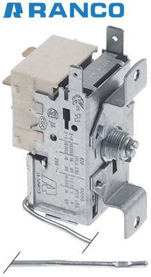 Termostat Arbejdsområde -13 til -4°C Føler ø 2mm Kapillærrør 2000mm Type K22-L2030 RANCO