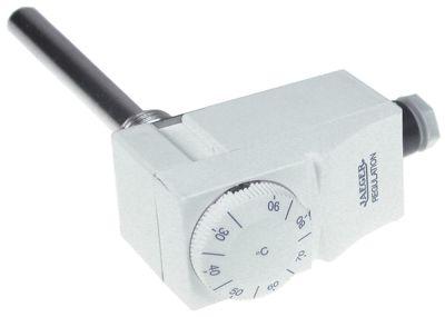 Stavtermostat 1-polet 1CO 16A Føler ø 127mm Føler L 90mm Arbejdsområde 25-90°C