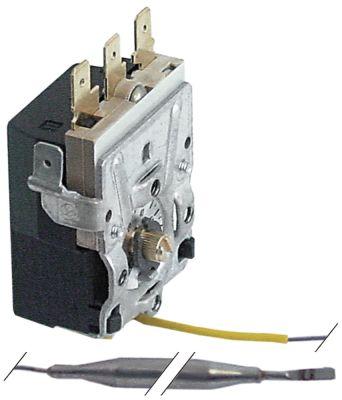 Termostat T.maks. 90°C 1-polet 1CO 16A Føler ø 6mm Føler L 140mm Kapillærrør 3000mm Pakdå