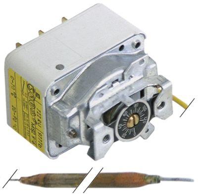 Termostat T.maks. 90°C 2-polet 2CO 16A Føler ø 6mm Føler L 145mm Kapillærrør 480mm