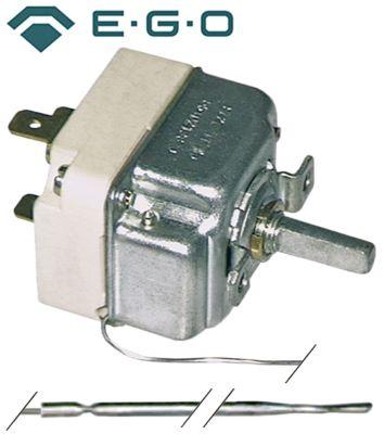 Termostat T.maks. 86°C 1-polet 1CO 16A Føler ø 3mm Føler L 156mm Kapillærrør 600mm Pakdås