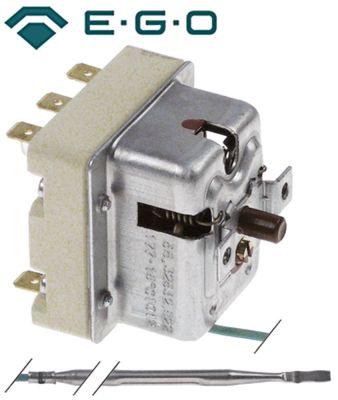 Sikkerhedstermostat Frakoblingstemp. 169°C 3-polet 3NC 20A Føler ø 4mm Føler L 128mm
