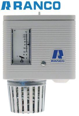 Rumtermostat Arbejdsområde -18 til +13°C Type O16 RANCO Differens lavt område fast indstillet 1°