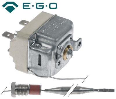 Termostat T.maks. 95°C 1-polet 1CO 16A Føler ø 6mm Føler L 138mm Kapillærrør 860mm Pakdås