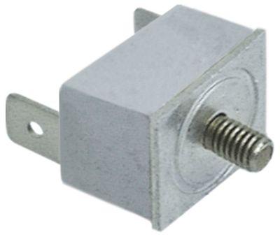 bi-metal thermostat switch-off temp. 128°C 1NC 10Aconnection F6.3 M4