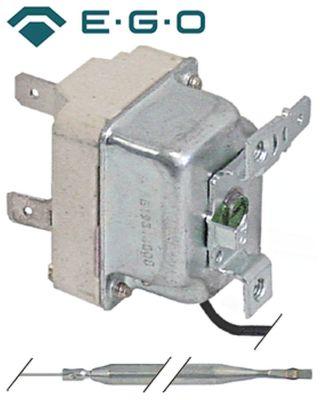 Termostat 1-polet 1CO 16A Føler ø 6mm Føler L 173mm Kapillærrør 1470mm Pakdåse  -