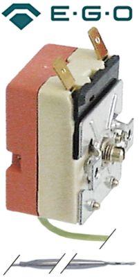 Termostat T.maks. 95°C 1-polet 1NO 16A Føler ø 4mm Føler L 203mm Kapillærrør 1230mm Pakdå