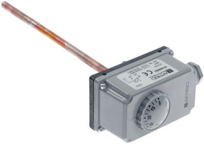 Stavtermostat 1-polet 1CO 16A Føler ø 8mm Føler L 200mm 250V Skrue H 1115mm B 55mm