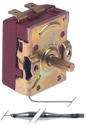 Termostat T.maks. 95°C 1-polet 1NO 16A Føler ø 6mm Føler L 105mm Kapillærrør 900mm Pakdås