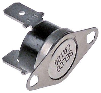 Kontakttermostat Frakoblingstemp.  -°C 1NO 16A LA 23,5mm Tilslutning F6,3