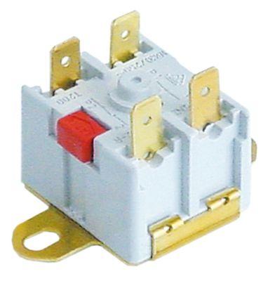 Sikkerheds-kontakttermostat Frakoblingstemp. 105°C 2NC 16A LA 40mm 250V Tilslutning F6,3 2-pole