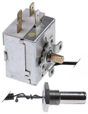 Termostat T.maks. 60°C 1-polet 1CO 16A Føler ø 11mm Føler L 32mm Kapillærrør 600mm