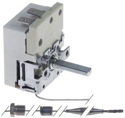 Termostat T.maks. 177°C 1-polet NC Føler ø 6mm Føler L 114mm Kapillærrør 900mm Akse ø 4,5