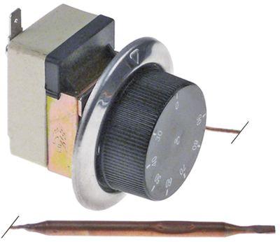 Termostat T.maks. 100°C 1-polet 1NC 16A Føler ø 6mm Føler L 98mm Kapillærrør 900mm