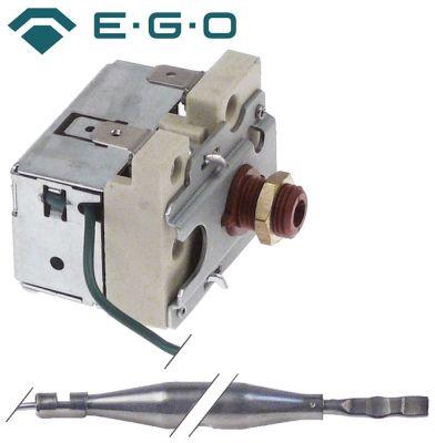 Sikkerhedstermostat Frakoblingstemp. 230°C 1-polet 1NC 16A Føler ø 6mm Føler L 75mm Kapillærr