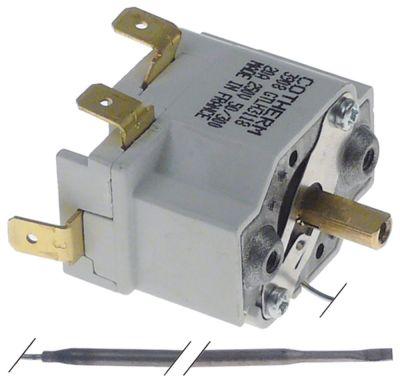 Termostat 1-polet 1NO 20A Føler ø 3mm Føler L 190mm Kapillærrør 900mm 250V