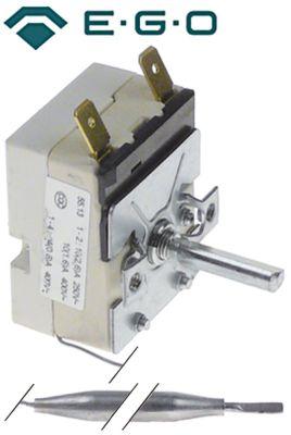 Termostat T.maks. 110°C 1-polet 1NC 16A Føler ø 6mm Føler L 115mm Kapillærrør 830mm