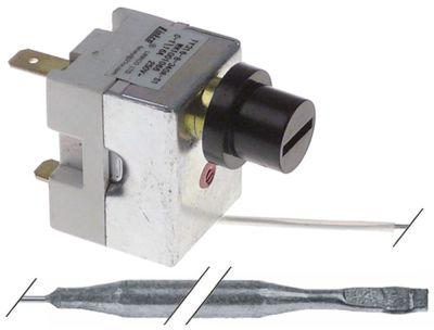Termostat Frakoblingstemp. 320°C 1-polet 1NC 16A Føler ø 5mm Føler L 57mm Kapillærrør 870mm
