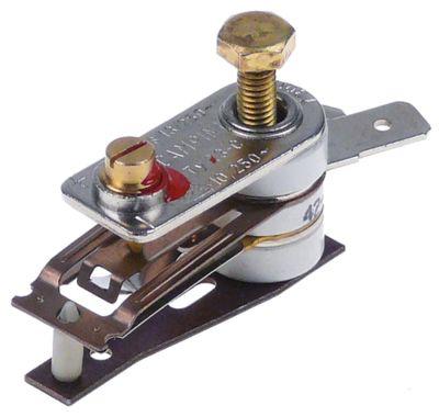 Kontakttermostat Frakoblingstemp. 300°C 1CO 10A 250V Skruefastgørelse Tilslutning Fladstik 6,3 mm