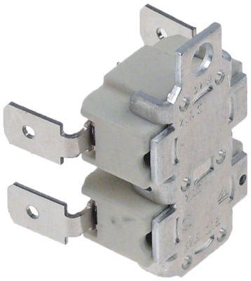 Sikkerheds-kontakttermostat Frakoblingstemp. 210°C Tilslutning F6,3 2-polet