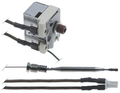 Sikkerhedstermostat Frakoblingstemp. 240°C 1-polet 5A Føler ø 6mm Føler L 79mm Kapillærrør 8