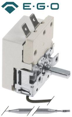 Termostat T.maks. 130°C 1-polet 1NO 16A Føler ø 6mm Føler L 113mm Kapillærrør 900mm