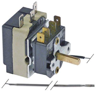 Termostat T.maks. 270°C 1-polet 1CO 16A Føler ø 3mm Føler L 185mm Kapillærrør 950mm