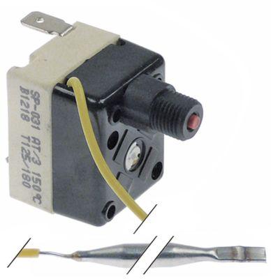 Sikkerhedstermostat Frakoblingstemp. 150°C 1-polet 1NC 16A Føler ø 6mm Føler L 65mm