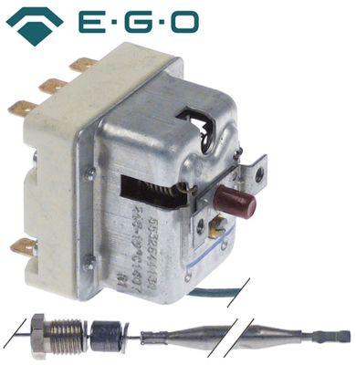 Sikkerhedstermostat Frakoblingstemp. 245°C 3-polet 20A Føler ø 6mm Føler L 78mm Kapillærrør 