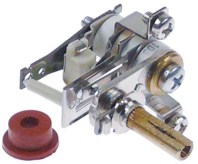 Termostat 1-polet  - Pakdåse  - Akse ø 6x4,6mm Arbejdsområde  -°C Akselængde 16mm