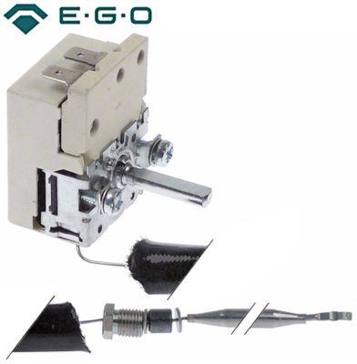 Termostat T.maks. 190°C 1-polet 1NO 16A Føler ø 6mm Føler L 113mm Kapillærrør 870mm