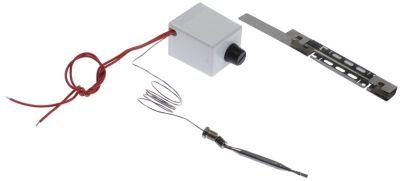 Sikkerhedstermostat 1-polet 1NC Føler ø 6mm Føler L 78mm Kapillærrør 700mm Pakdåse M9x1