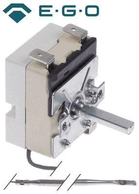 Termostat T.maks. 291°C 1-polet 1NO 16A Føler ø 3mm Føler L 160mm Kapillærrør 980mm