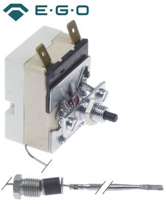 Sikkerhedstermostat Frakoblingstemp. 132°C 1-polet 16A Føler ø 31mm Føler L 248mm Kapillærrø