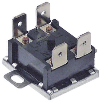 Sikkerheds-kontakttermostat Frakoblingstemp. 120°C 2NC 15A LA 31mm Tilslutning F6,3 2-polet