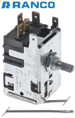 Termostat Føler ø 2mm Føler L 7mm Kapillærrør 1500mm Akselængde 11mm T koldt -32°C