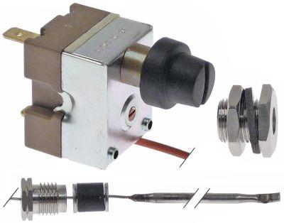 Sikkerhedstermostat Frakoblingstemp. 318°C 1-polet 1NO 16A Føler ø 3mm Føler L 137mm
