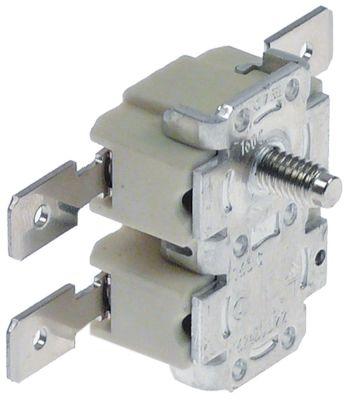 Kontakttermostat Frakoblingstemp. 160°C 2NC 10A sammenskruet Tilslutning F6,3 2-polet