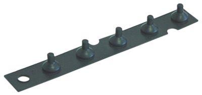 Tastliste L 166mm B 22mm IP midten Taster 5