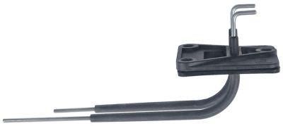 Niveauelektrode Skrueflange Samlet længde 185mm Føler L 160/30mm