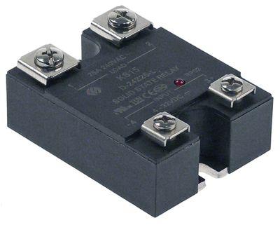 Effekthalvleder Faser 1 25A 240V 4-32VDC Type D-24Z25-L L 58mm B 45mm med LED HFS