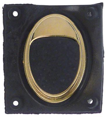 Tastliste guld L 42mm B 37mm ELITE Taster 1 passer til FAEMA til serie E92