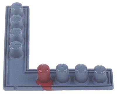 Tastliste L 112mm B 107mm Taster 8 Edition fra 2000