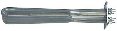 Varmelegeme 9000W 230V L 322mm 4-huls flange Tilslutning M4 Rør ø 63mm VK 3 LA 67/45mm H 68mm